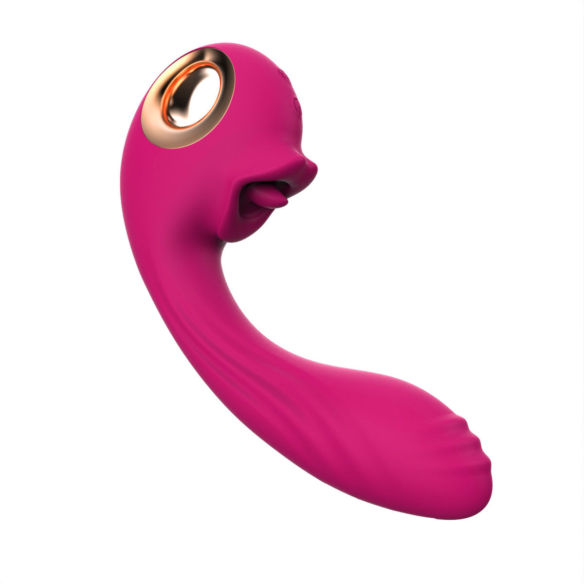 Vibrador Dual 2-en-1: Estimulación de Lengua y Penetración G