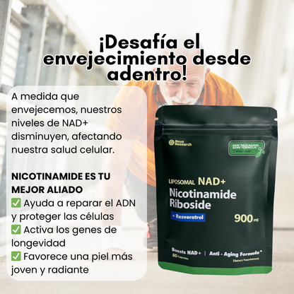 Liposomal NAD+ Resveratrol