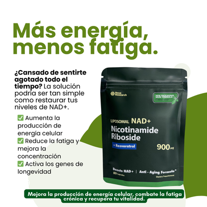Liposomal NAD+ Resveratrol