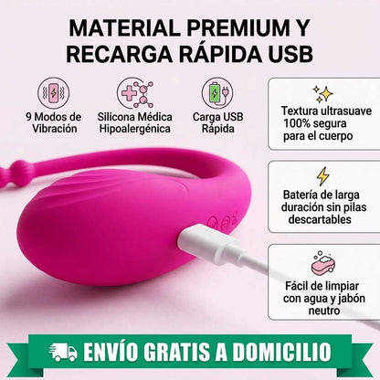 SecretVibe Pro™ - Vibrador Usable Inteligente Manos Libres con Control por App y 9 Frecuencias