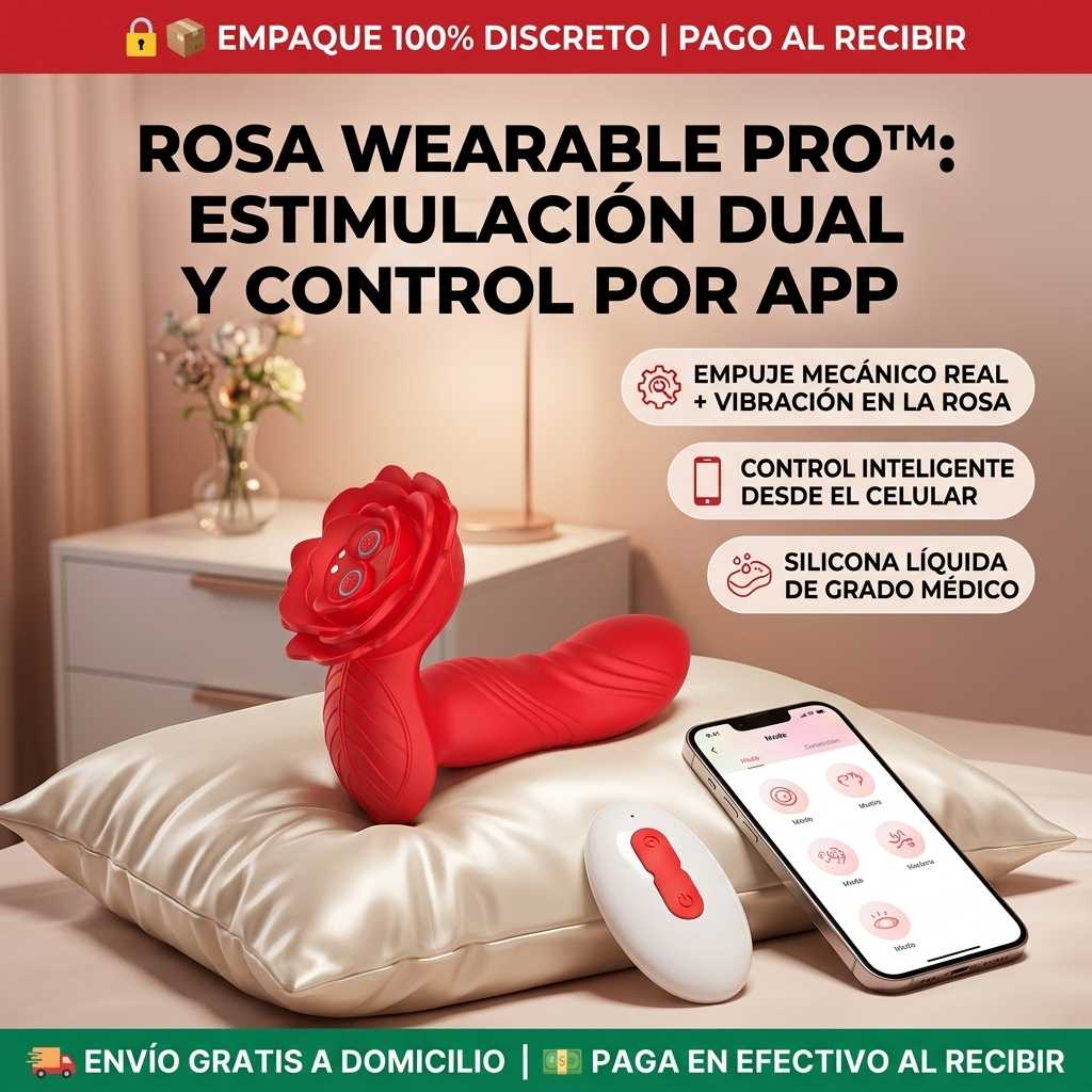 Estimulador Íntimo Dual con Movimiento Real y Conexión Móvil